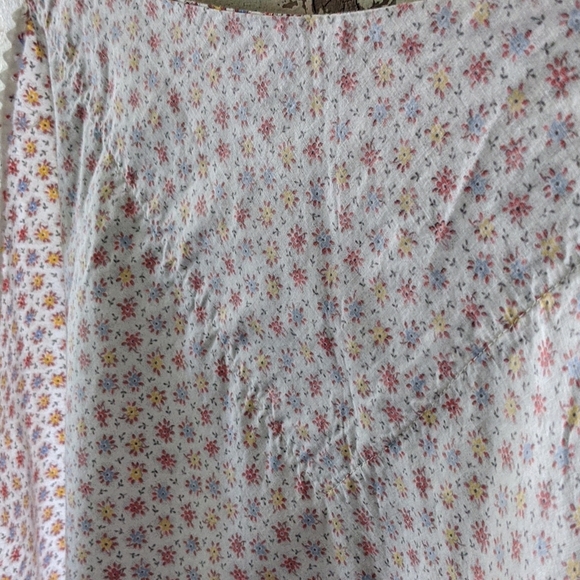 Vintage Handmade Calico Half Apron - Picture 12 of 12